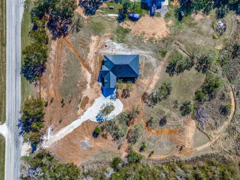 Drone / aerial view with a rural view