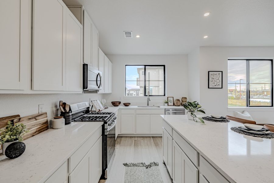 Furnished interior view inside a new home in The Hub at Virginia Village, Denver (Image 7).