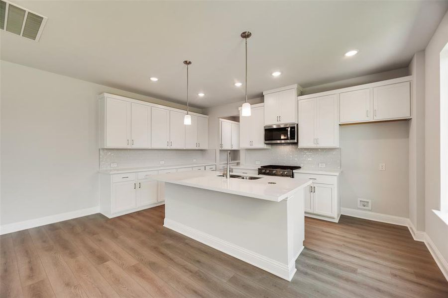 Furnished interior view inside a new home in Creekside of Crowley, Crowley (Image 5).