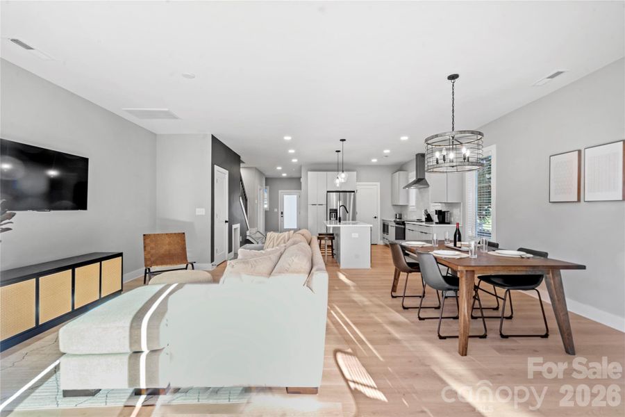 Furnished interior view inside a new home in , Charlotte (Image 10). Furnished interior view inside a new home in , Charlotte (Image 10).