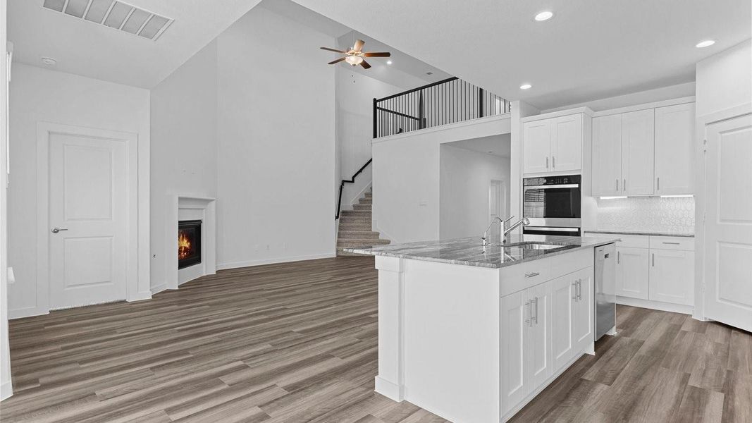 Furnished interior view inside a new home in Harvest Green, Richmond (Image 28).