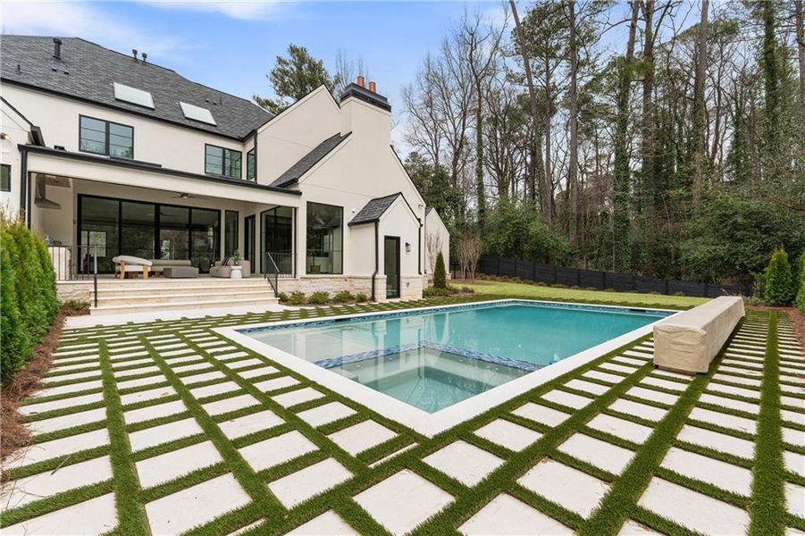 Exterior details and patio area of a home in , Sandy Springs (Image 27).