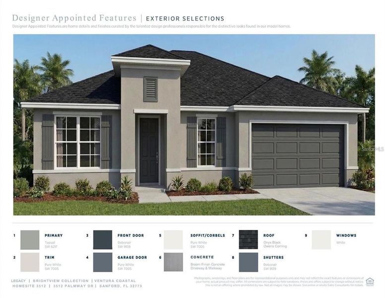 Sample of building materials used in homes in , Sanford (Image 5).