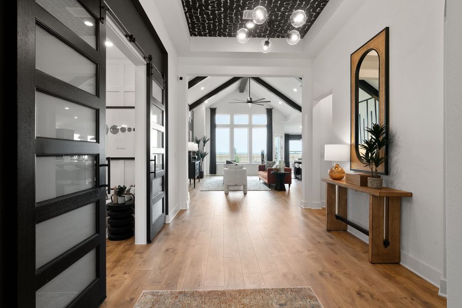 Furnished interior view inside a new home in Highland Village, Georgetown (Image 5).