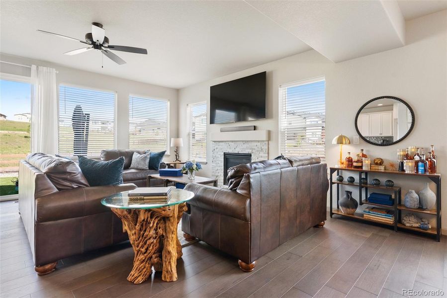 Furnished interior view inside a new home in , Colorado Springs (Image 14).