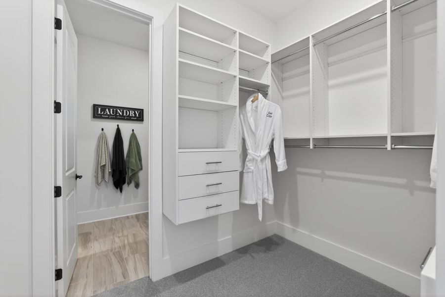 Furnished interior in a model home at Towson Village in Peachtree City (Image 16).