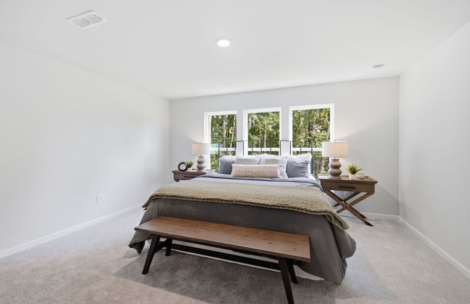 Furnished interior view inside a new home in Cambria, Garner (Image 32).