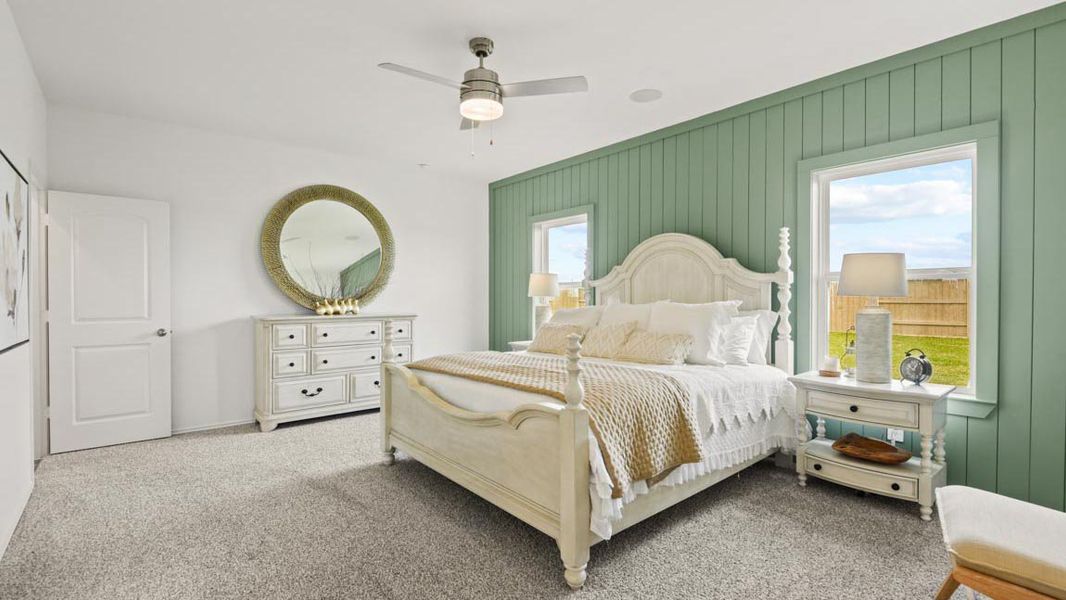 Furnished interior view inside a new home in Lake Conroe Cove, Willis (Image 17).