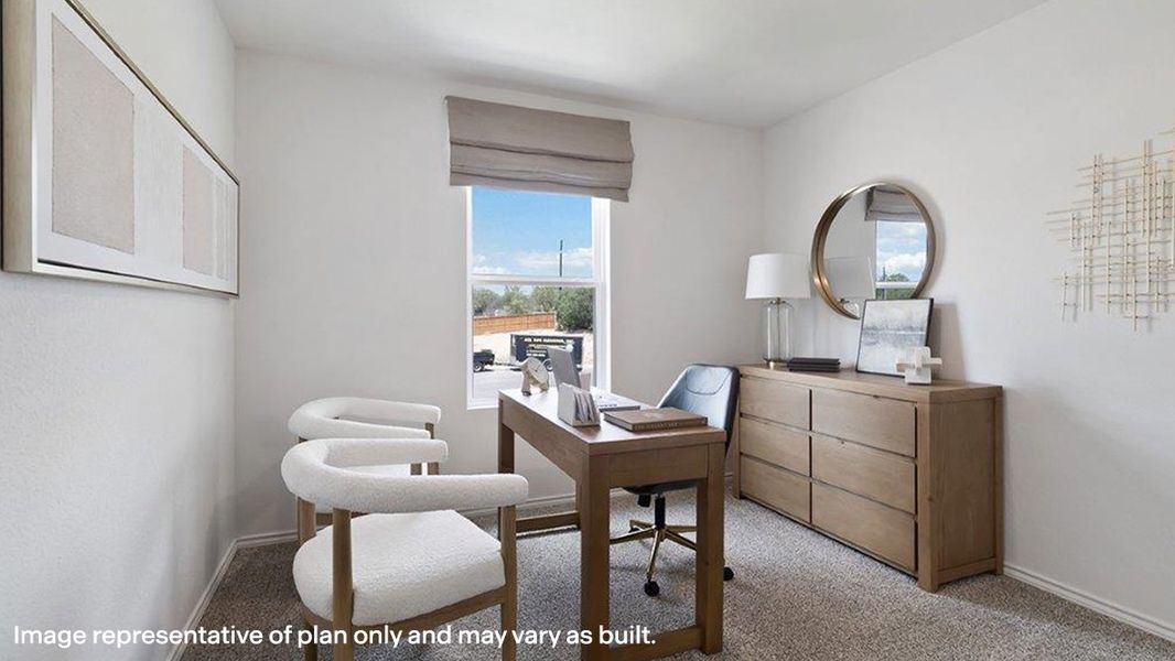 Furnished interior view inside a new home in Sereno Springs, Converse (Image 32).