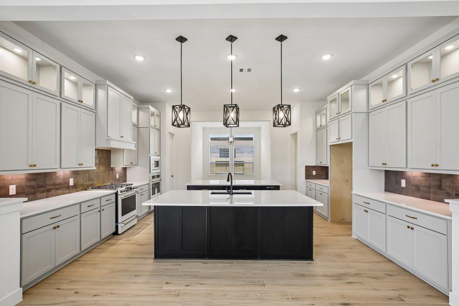 Furnished interior view inside a new home in Riceland 60',65',70', Old River-Winfree (Image 7).