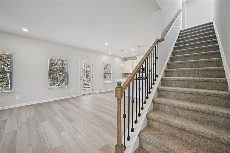 Spacious, unfurnished interior of a new home in Creekside at Oxford Park, Fairburn (Image 28).