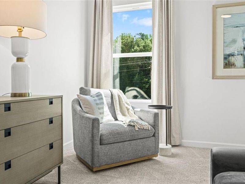 Furnished interior view inside a new home in Wehunt Meadows, Hoschton (Image 44).