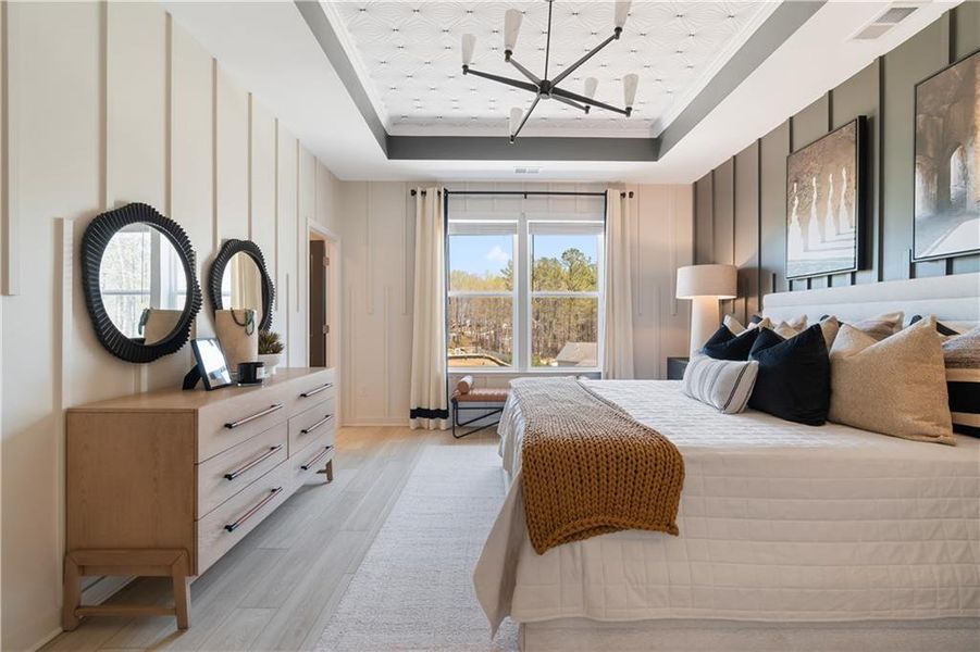 Furnished interior view inside a new home in Daybreak, Newnan (Image 13).