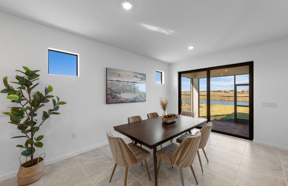 Furnished interior view inside a new home in Del Webb Naples, Immokalee (Image 15).
