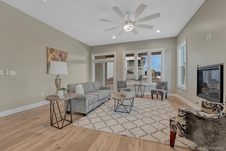 Furnished interior view inside a new home in , Colorado Springs (Image 14).