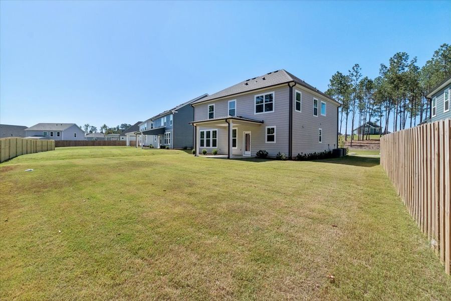 Exterior details and patio area of a home in Tillery Park, Grovetown (Image 24).
