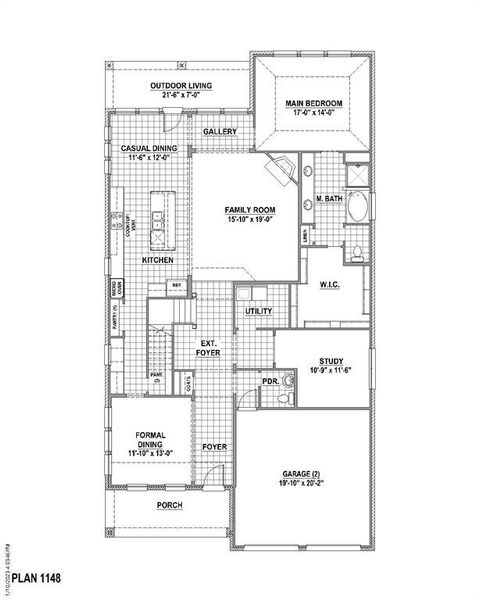 1st Level Floor Plan