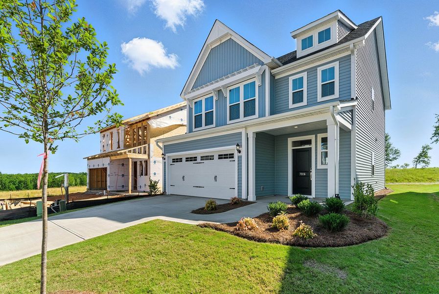 Front exterior of a new home in Landmark Commons, Boiling Springs, SC, highlighting curb appeal (Image 2).