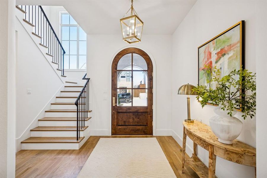 Furnished interior view inside a new home in , Dallas (Image 5).