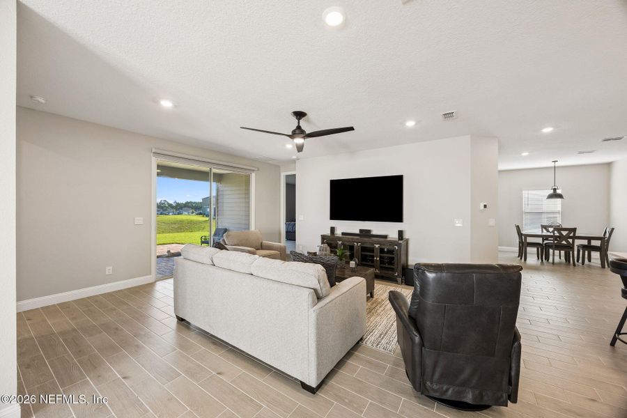 Furnished interior view inside a new home in Edenbrooke at Hyland Trail | 55+, Green Cove Springs (Image 5). Furnished interior view inside a new home in Edenbrooke at Hyland Trail | 55+, Green Cove Springs (Image 5).