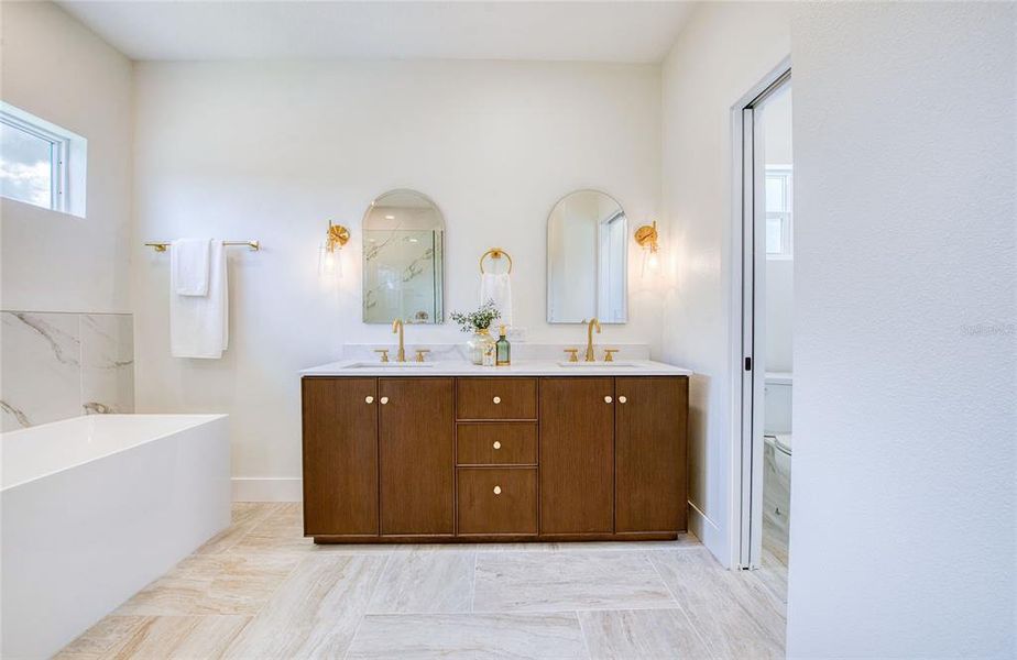 Furnished interior view inside a new home in , Palm Harbor (Image 43).