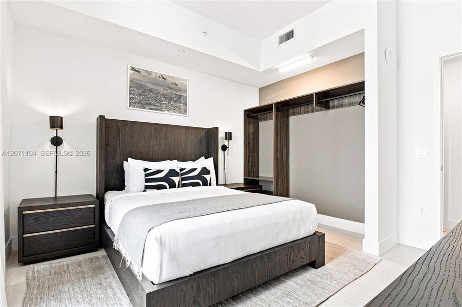 Furnished interior view inside a new home in , Miami (Image 15).