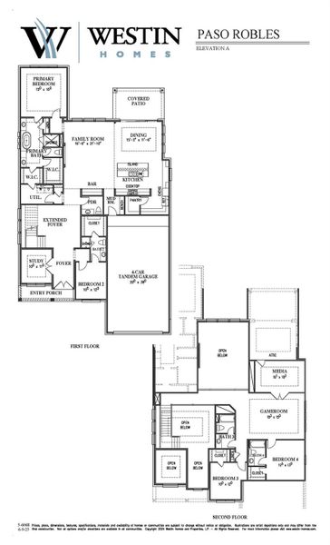 2D floor plan layout of this home in Santa Rita Ranch, Liberty Hill, TX (Image 3).