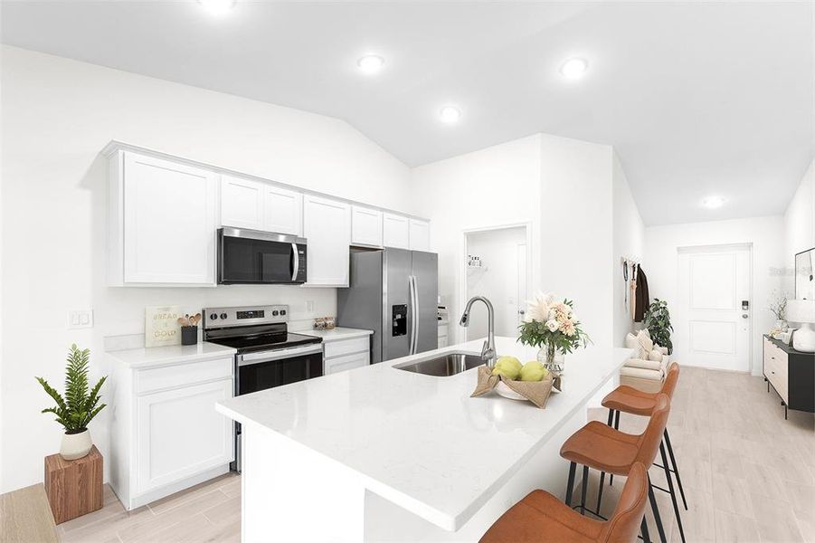 Furnished interior view inside a new home in , Port Charlotte (Image 12).