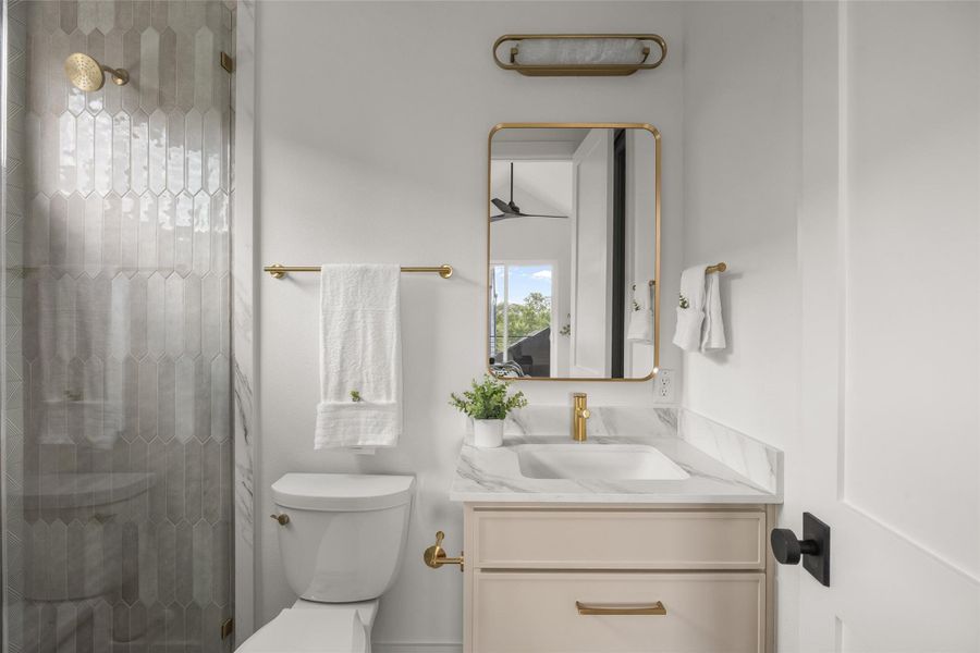 Furnished interior view inside a new home in , Austin (Image 30).
