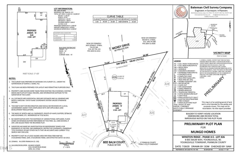Plot Plan (version 1)