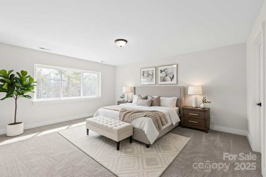 Furnished interior view inside a new home in , Hickory (Image 3).