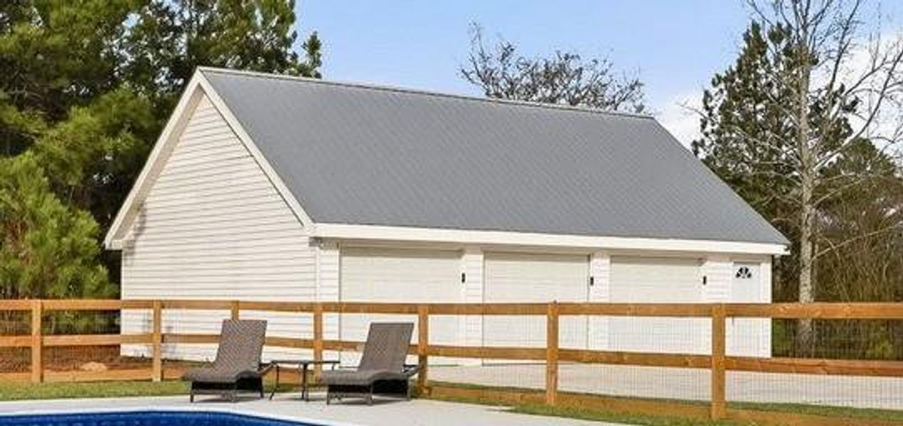 Exterior details and patio area of a home in , Resaca (Image 30).