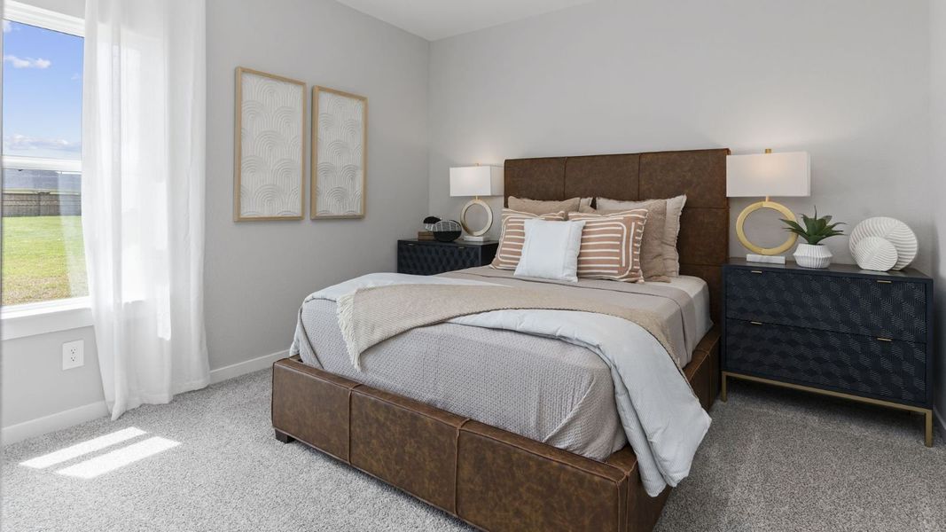 Furnished interior view inside a new home in Tamarron, Fulshear (Image 14).