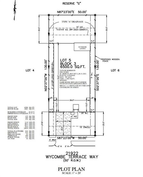 Plot Plan