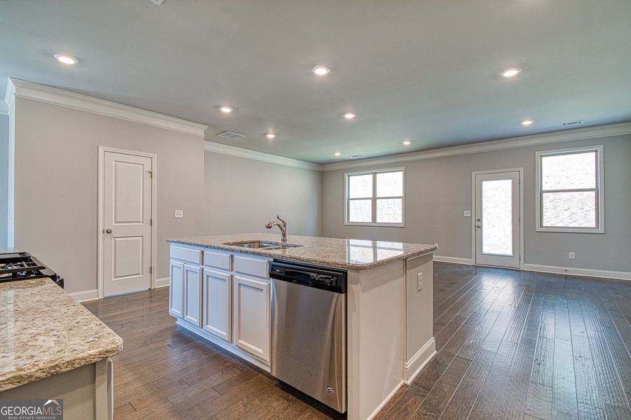 Furnished interior view inside a new home in The Towns at Auburn Station West, Auburn (Image 6). Furnished interior view inside a new home in The Towns at Auburn Station West, Auburn (Image 6).