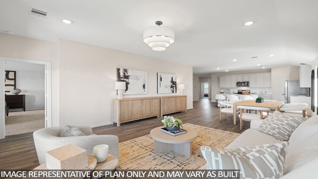 Furnished interior view inside a new home in Sunterra Lakes, Brookshire (Image 25).