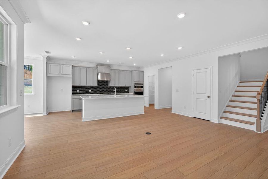 Spacious, unfurnished interior of a new home in Bailey Fence, Dacula (Image 36).