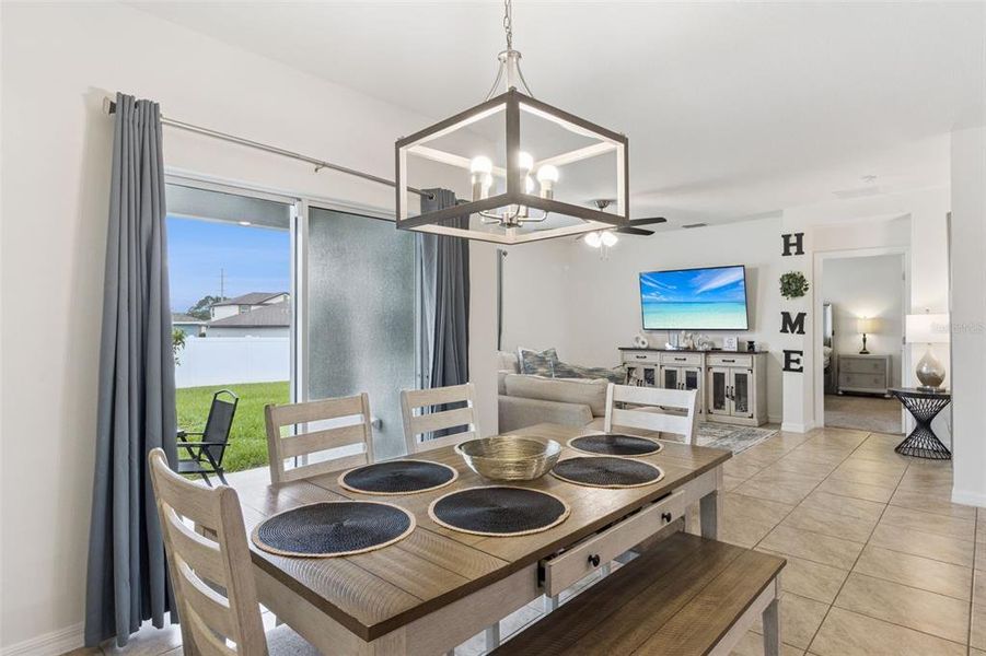 Furnished interior view inside a new home in Wind Meadows South, Bartow (Image 15).