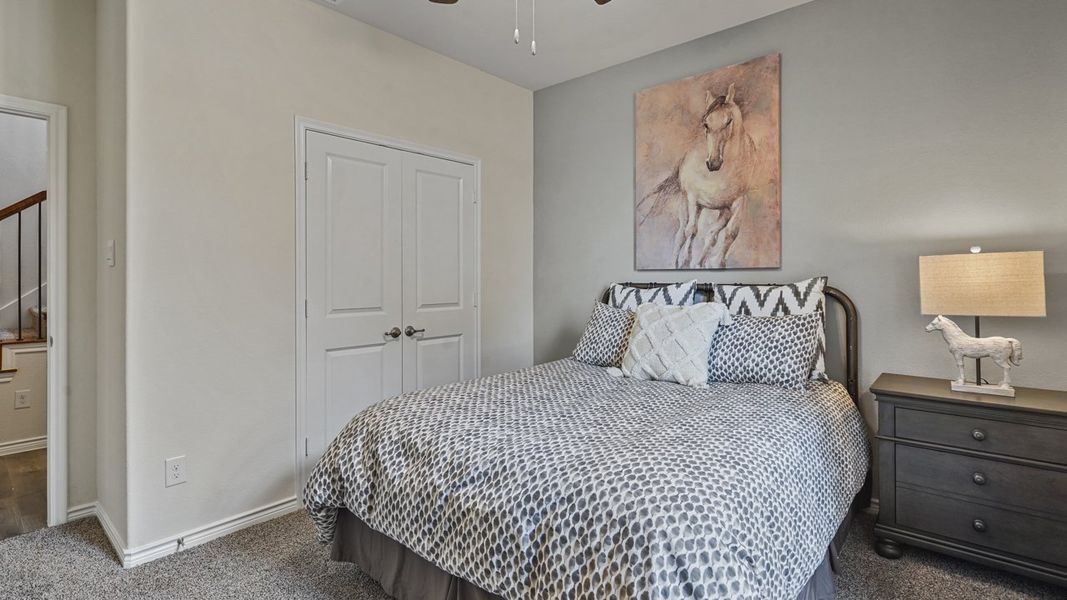 Furnished interior view inside a new home in Lakewood Trails, Forney (Image 21).