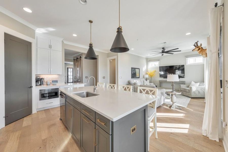 Furnished interior view inside a new home in , Woodstock (Image 9).