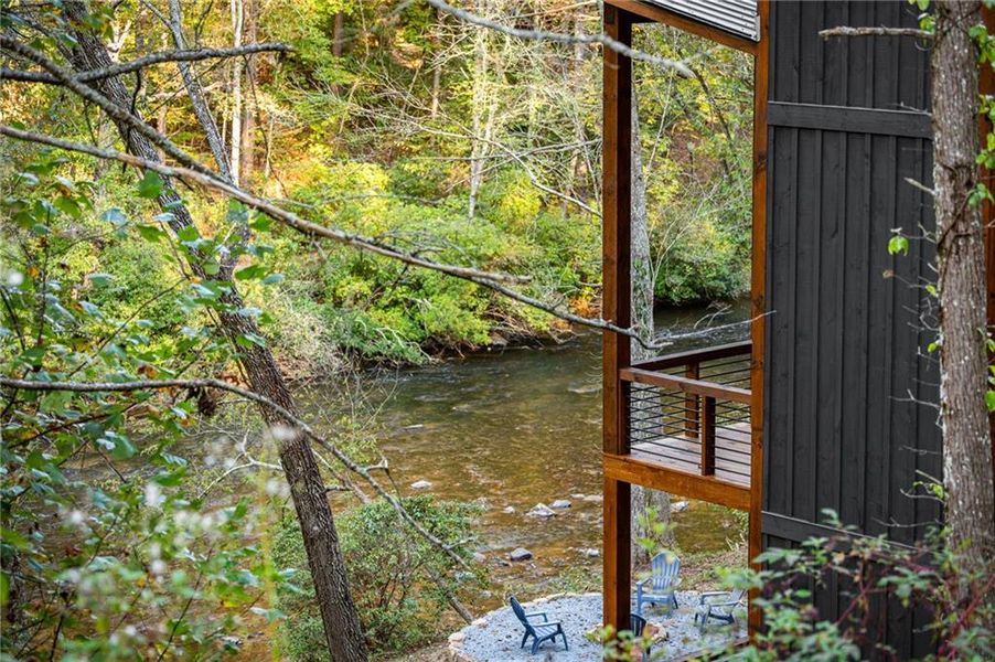 Exterior details and patio area of a home in , East Ellijay (Image 22). Exterior details and patio area of a home in , East Ellijay (Image 22).