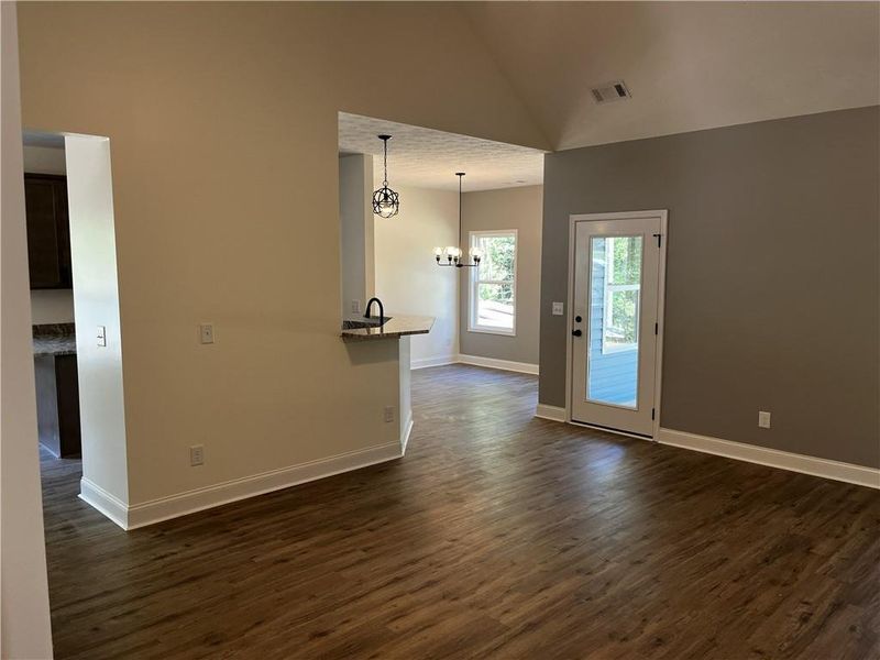 Spacious, unfurnished interior of a new home in , Hiram (Image 20).