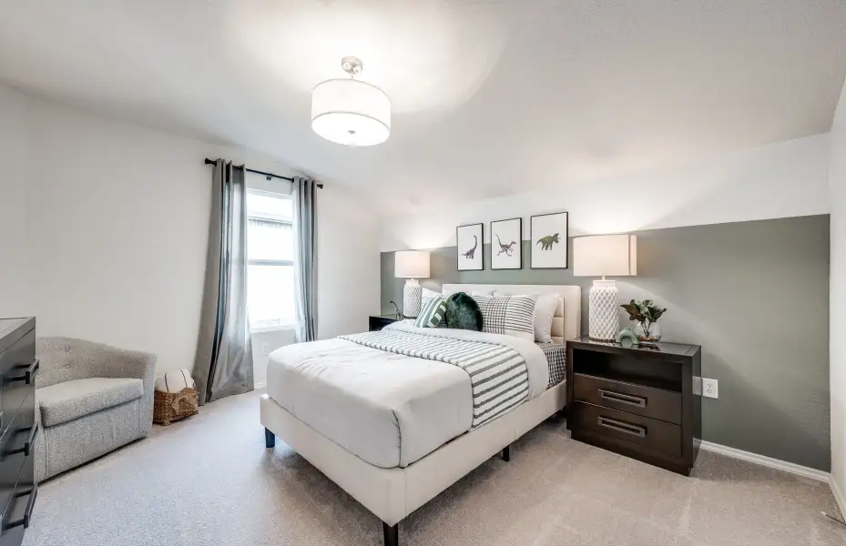 Furnished interior view inside a new home in Mobberly Farms, Pilot Point (Image 17).