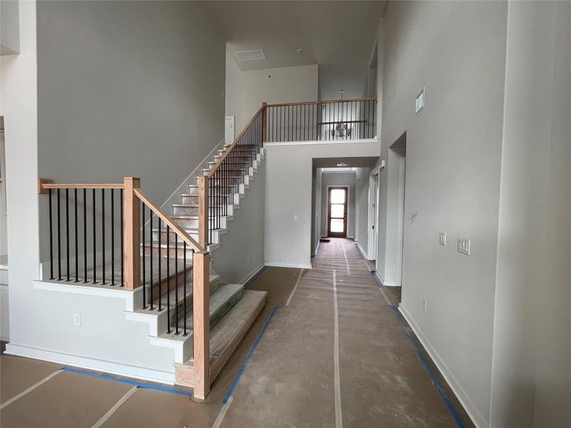 From Family Room to Front Entry