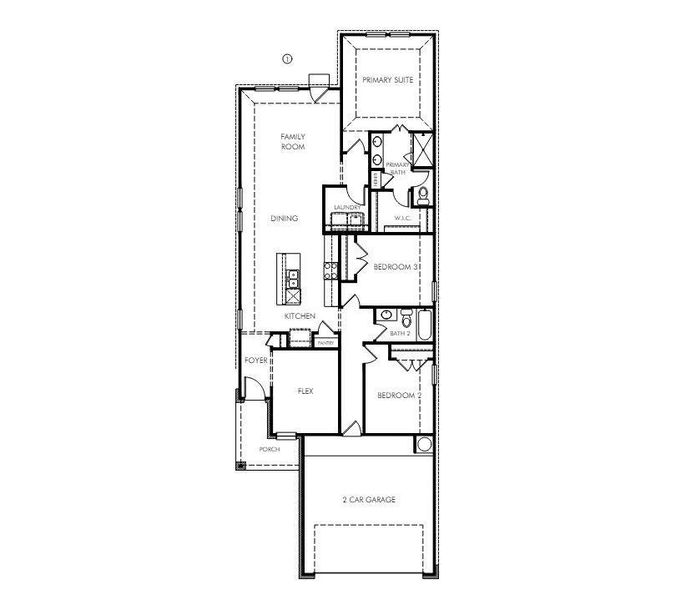 2D floor plan layout of this home in Mavera, Conroe, TX (Image 3). 2D floor plan layout of this home in Mavera, Conroe, TX (Image 3).
