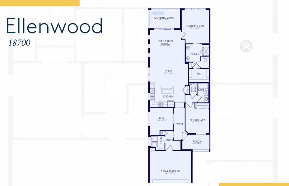 2D floor plan layout of this home in Shores at Stillwater, Englewood, FL (Image 4). 2D floor plan layout of this home in Shores at Stillwater, Englewood, FL (Image 4).