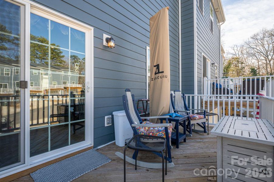 Exterior details and patio area of a home in , Gastonia (Image 25).