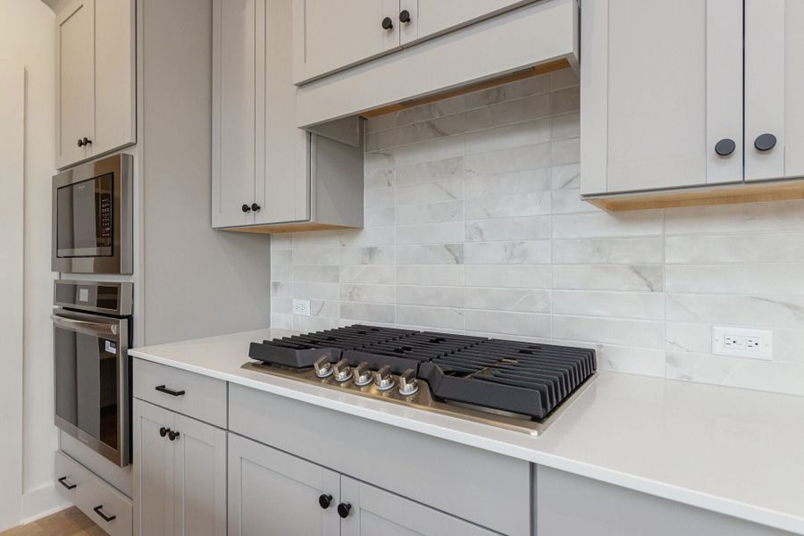 Representative interior finishes for a home built from the Lumen C by Homes by Dickerson in Chatham Park, Pittsboro (Image 9).