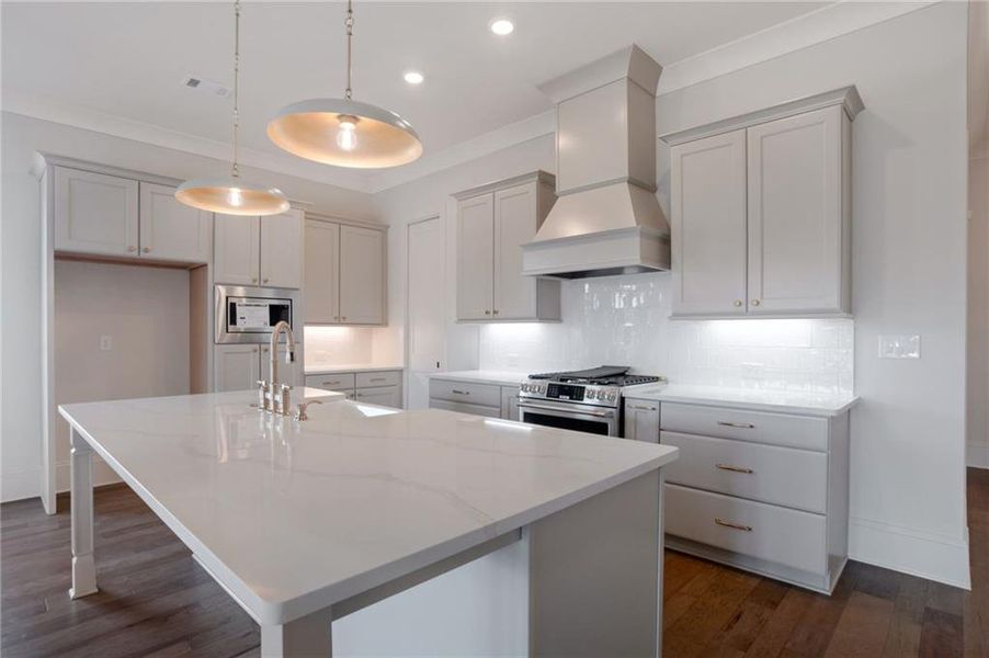 Furnished interior view inside a new home in , Statham (Image 6).