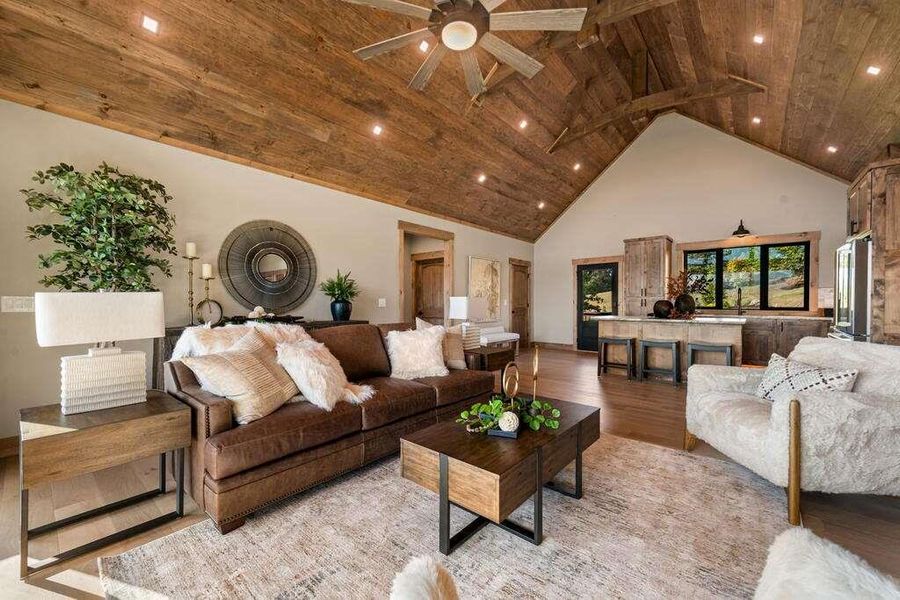 Furnished interior view inside a new home in , Blue Ridge (Image 13).